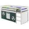 IDIMEX Hochbett ERIK In Weiß Mit Vorhang Fussball -Möbelgeschäft 70882 0 N