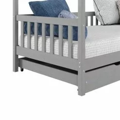 IDIMEX Hausbett NUNA In 90 X 200 Cm Aus Massiver Kiefer, Grau -Möbelgeschäft 71302 4