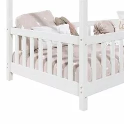 IDIMEX Hausbett LISAN In 90 X 200 Aus Massiver Kiefer In Weiß 12 IDIMEX Hausbett LISAN In 90 X 200 Aus Massiver Kiefer In Weiß -Möbelgeschäft 71311 5