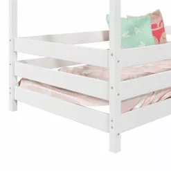 IDIMEX Hausbett RENA In 90 X 200 Cm Mit Rausfallschutz In Weiß -Möbelgeschäft 71321 4