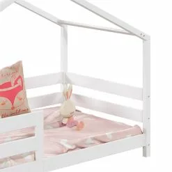 IDIMEX Hausbett RENA In 90 X 200 Cm Mit Rausfallschutz In Weiß -Möbelgeschäft 71321 5