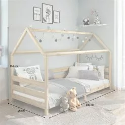 IDIMEX Hausbett FINA In 90 X 200 Cm Aus Massiver Kiefer Natur -Möbelgeschäft 71340 AC2