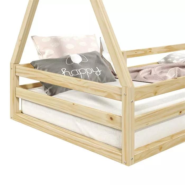 IDIMEX Hausbett SILA In 90 X 200 Aus Massiver Kiefer In Naturfarben 8 IDIMEX Hausbett SILA In 90 X 200 Aus Massiver Kiefer In Naturfarben – Bild 6