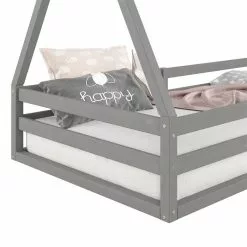 IDIMEX Hausbett SILA In 90 X 200 Aus Massiver Kiefer In Grau -Möbelgeschäft 71362 4