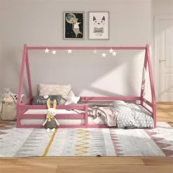 IDIMEX Hausbett SILA In 90 X 200 Aus Massiver Kiefer In Rosa 10 IDIMEX Hausbett SILA In 90 X 200 Aus Massiver Kiefer In Rosa -Möbelgeschäft 71363 AC1