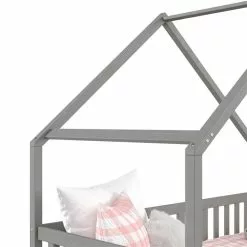 IDIMEX Hausbett ALVA In 90 X 200 Cm Aus Massiver Kiefer Mit Schubladen In Grau -Möbelgeschäft 71402 3