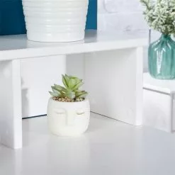 IDIMEX Sekretär LENNOX Mit 3 Nischen Und 2 Schubladen In Weiß -Möbelgeschäft 7200 AC5