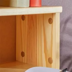 IDIMEX Sekretär LENNOX Mit 3 Nischen Und 2 Schubladen In Natur -Möbelgeschäft 7201 AC5