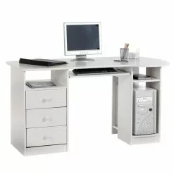 IDIMEX PC-Schreibtisch BOB In Der Farbe Weiß