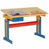 IDIMEX Kinderschreibtisch FLEXI Höhenverstellbar Bunt Lackiert -Möbelgeschäft 7220 0 N