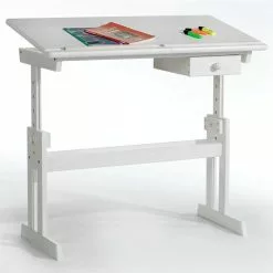 IDIMEX Kinderschreibtisch FLEXI Höhenverstellbar In Weiß 9 IDIMEX Kinderschreibtisch FLEXI Höhenverstellbar In Weiß -Möbelgeschäft 7221 2