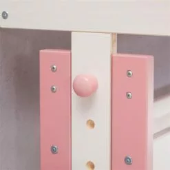 IDIMEX Kinderschreibtisch FLEXI Höhenverstellbar In Weiß/rosa -Möbelgeschäft 7223 AC4