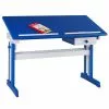 IDIMEX Kinderschreibtisch FLEXI Höhenverstellbar In Weiß/blau -Möbelgeschäft 7224 0 N1