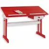 IDIMEX Kinderschreibtisch Weiß/rot FLEXI -Möbelgeschäft 7225 0