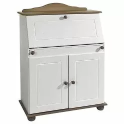 IDIMEX Sekretär DAVID COLMAR Taupe/weiß -Möbelgeschäft 7233 1