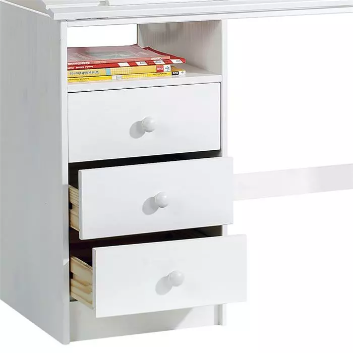 IDIMEX Kinderschreibtisch KEVIN Neigungsverstellbar Weiß 5 IDIMEX Kinderschreibtisch KEVIN Neigungsverstellbar Weiß – Bild 3