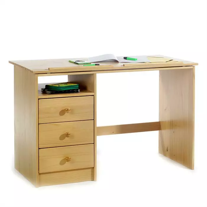 IDIMEX Kinderschreibtisch KEVIN Buchefarben 4 IDIMEX Kinderschreibtisch KEVIN Buchefarben – Bild 2