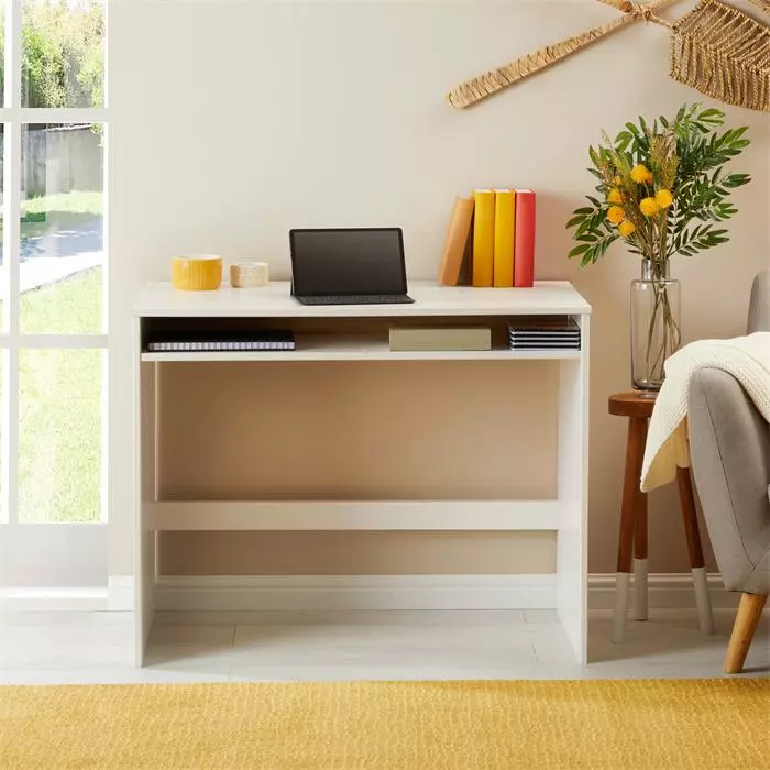 IDIMEX Schreibtisch ALICE Mit Ablagefach In Weiß 4 IDIMEX Schreibtisch ALICE Mit Ablagefach In Weiß – Bild 2