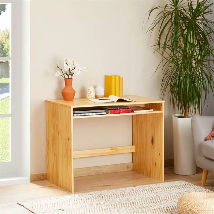 IDIMEX Schreibtisch ALICE Mit Ablagefach In Natur 5 IDIMEX Schreibtisch ALICE Mit Ablagefach In Natur – Bild 3