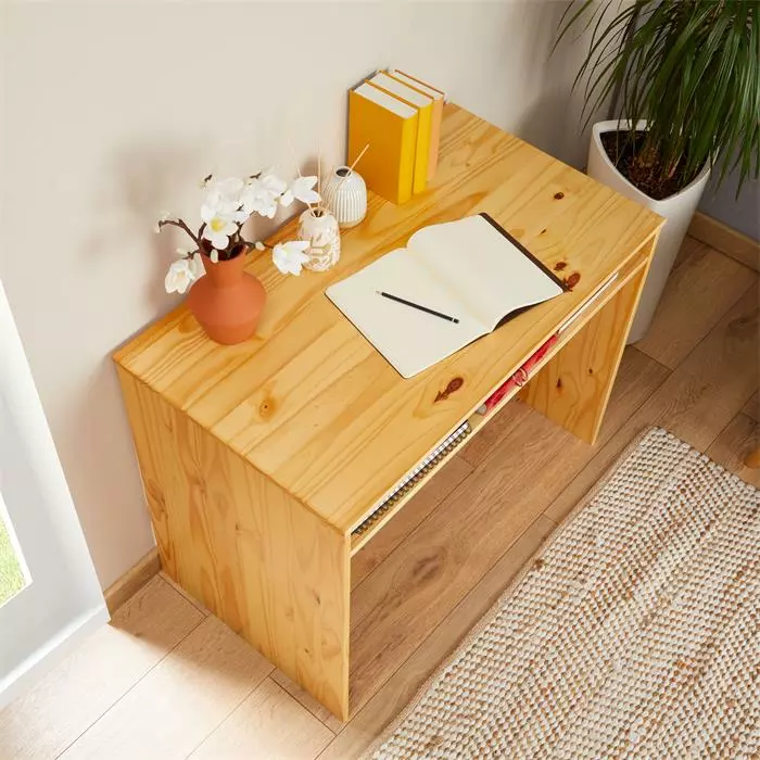 IDIMEX Schreibtisch ALICE Mit Ablagefach In Natur 6 IDIMEX Schreibtisch ALICE Mit Ablagefach In Natur – Bild 4