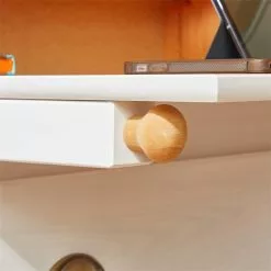 IDIMEX Sekretär GOMES Mit 3 Schubladen Und 2 Fächer Aus Kiefer Weiß/braun -Möbelgeschäft 7274 AC9