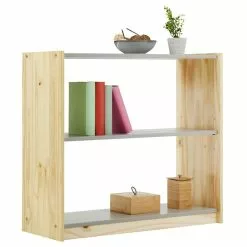 IDIMEX Regal, Kiefer Massiv Natur/grau Mit 3 Böden -Möbelgeschäft 76003 4
