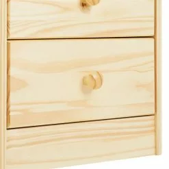 IDIMEX Nachttisch RONDO Aus Kiefer Mit 2 Schubladen, In Natur -Möbelgeschäft 8001 5