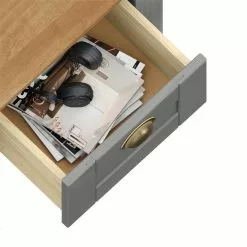 IDIMEX Nachttisch BOLTON Mit 1 Schublade, Kiefer In Grau/braun -Möbelgeschäft 80166 3