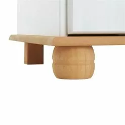 IDIMEX Waschbeckenunterschrank COLMAR Mit 2 Fächer Weiß/braun -Möbelgeschäft 80359 9