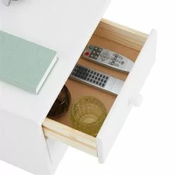 IDIMEX Nachttisch RONDO Aus Kiefer Mit 2 Schubladen, In Weiß 12 IDIMEX Nachttisch RONDO Aus Kiefer Mit 2 Schubladen, In Weiß -Möbelgeschäft 8101 4