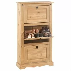 IDIMEX Schuhschrank TEQUILA, Kiefer Massiv, Mit 3 Klappen, Mexiko 10 IDIMEX Schuhschrank TEQUILA, Kiefer Massiv, Mit 3 Klappen, Mexiko -Möbelgeschäft 81313 2