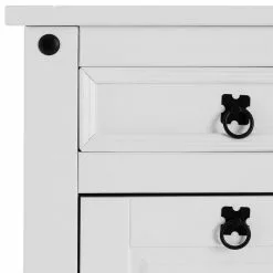 IDIMEX Schuhschrank TEQUILA, Kiefer Massiv, 2 Klappen Und Schubladen, Mexiko -Möbelgeschäft 81320 5