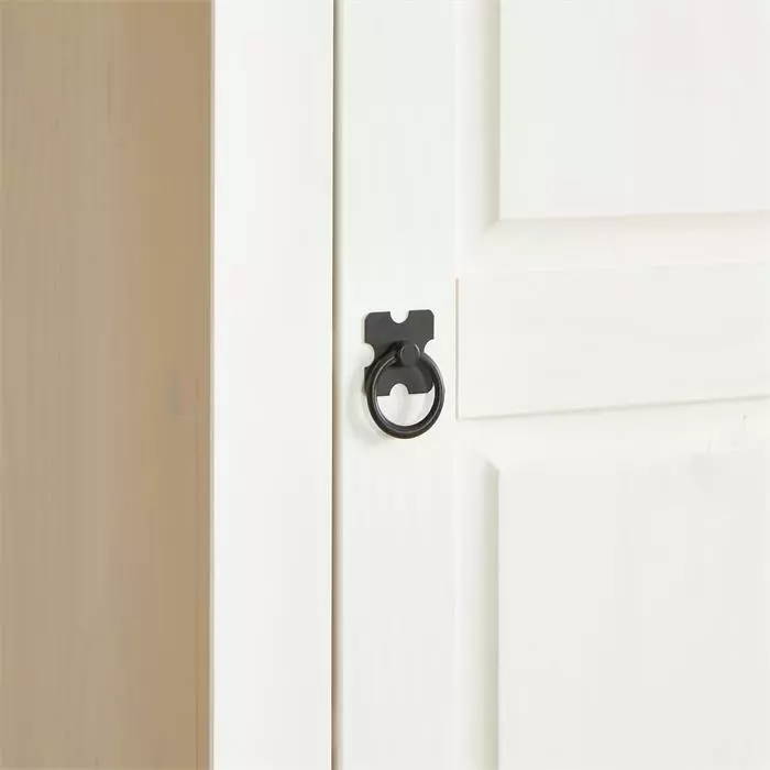 IDIMEX Schuhschrank TEQUILA, Kiefer Massiv Weiß/braun, Mit 2 Schubladen Und 8 Fächer, Mexiko 7 IDIMEX Schuhschrank TEQUILA, Kiefer Massiv Weiß/braun, Mit 2 Schubladen Und 8 Fächer, Mexiko – Bild 5