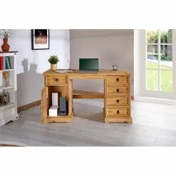 IDIMEX Mexiko Schreibtisch TEQUILA, Kiefer Massiv -Möbelgeschäft 81384 A2