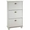 IDIMEX Schuhschrank COLMAR In Weiß 3 Klappen -Möbelgeschäft 8295 0 N1