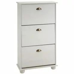 IDIMEX Schuhschrank COLMAR In Weiß 3 Klappen