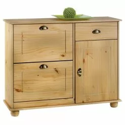 IDIMEX Schuhschrank COLMAR, Kiefer Gebeizt