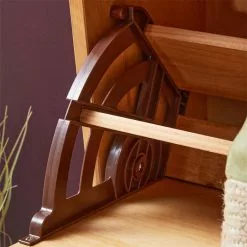 IDIMEX Schuhschrank BASIL Mit 3 Kipper In Braun, Kiefer Massiv -Möbelgeschäft 84003 A0 5N