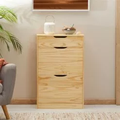 IDIMEX Schuhkipper BASIL Mit 2 Kipper Und In Natur, Kiefer Massiv 10 IDIMEX Schuhkipper BASIL Mit 2 Kipper Und In Natur, Kiefer Massiv -Möbelgeschäft 84005 A0 2N