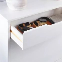 IDIMEX Schuhkipper BASIL Mit 2 Kipper Und 1 Schublade In Weiß, Kiefer Massiv -Möbelgeschäft 84007 A0 7N