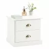 IDIMEX Nachttisch PARIS Mit 2 Schubladen, In Weiß