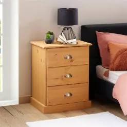 IDIMEX Nachttisch PARIS Mit 3 Schubladen, In Braun 10 IDIMEX Nachttisch PARIS Mit 3 Schubladen, In Braun -Möbelgeschäft 84148 AC0