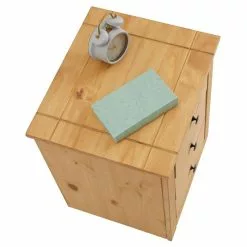 CARO-Möbel Nachttisch CANCUN Aus Kiefer Mit 3 Schubladen 11 CARO-Möbel Nachttisch CANCUN Aus Kiefer Mit 3 Schubladen -Möbelgeschäft 91414 3