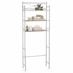 CARO-Möbel Toiletten Waschmaschinen Regal MARSA Mit 3 Ablagen In Grau 9 CARO-Möbel Toiletten Waschmaschinen Regal MARSA Mit 3 Ablagen In Grau -Möbelgeschäft 93000 2