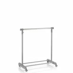 CARO-Möbel Rollgarderobe SALA In Grau, Verstellbar -Möbelgeschäft 93937 2