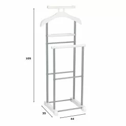 CARO-Möbel Herrendiener ASSAM In Weiß, Mit Ablage -Möbelgeschäft 94118 2