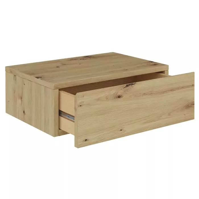 CARO-Möbel Hängende Nachtkommode ANNE Mit 1 Schublade, Asteiche 3 CARO-Möbel Hängende Nachtkommode ANNE Mit 1 Schublade, Asteiche