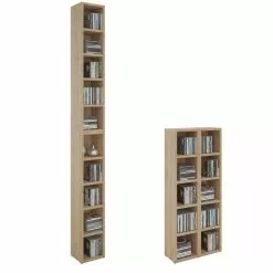 CARO-Möbel CD / DVD Regal CHART Mit 10 Fächern In San Remo