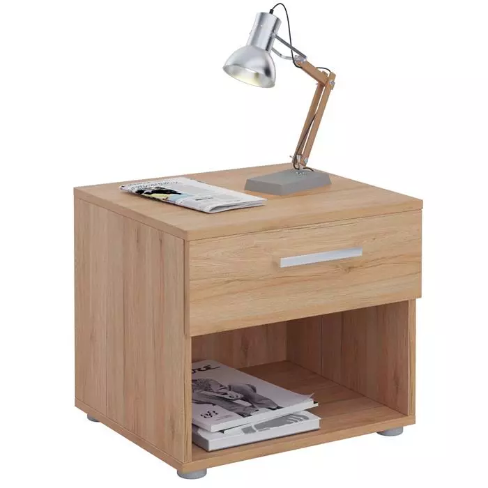 CARO-Möbel Nachttisch MARY San Remo Mit Schublade 3 CARO-Möbel Nachttisch MARY San Remo Mit Schublade