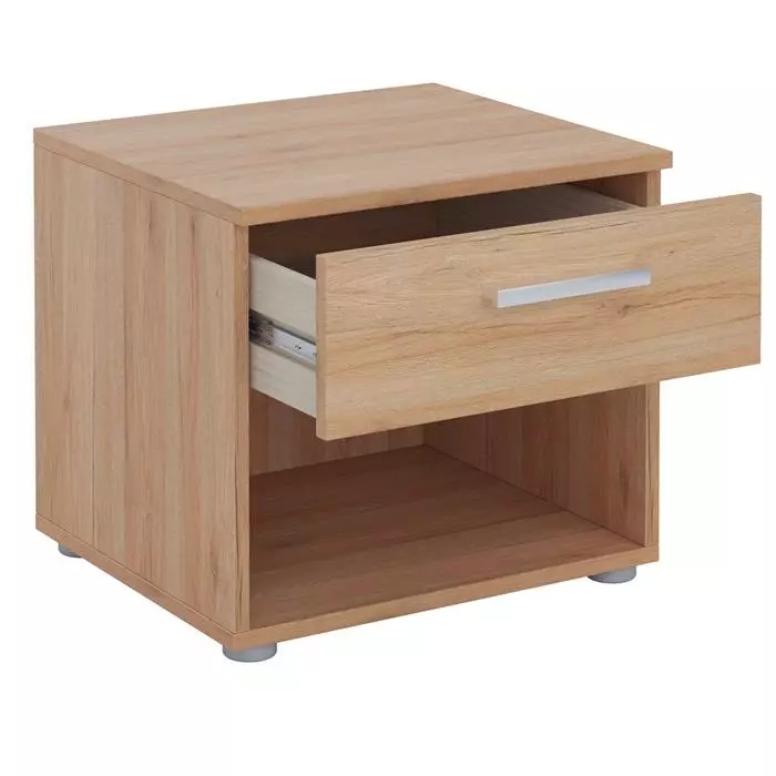 CARO-Möbel Nachttisch MARY San Remo Mit Schublade 4 CARO-Möbel Nachttisch MARY San Remo Mit Schublade – Bild 2